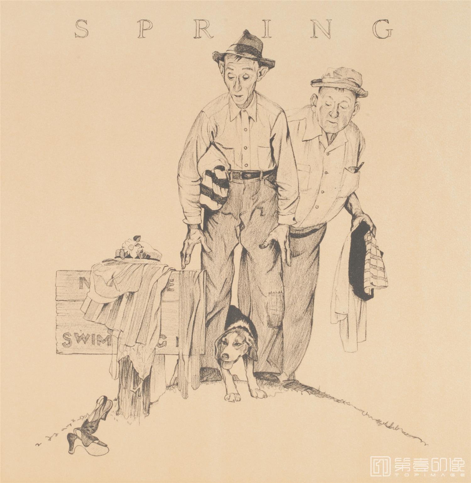 素描-诺曼·洛克威尔 Norman Rockwell作品集-162